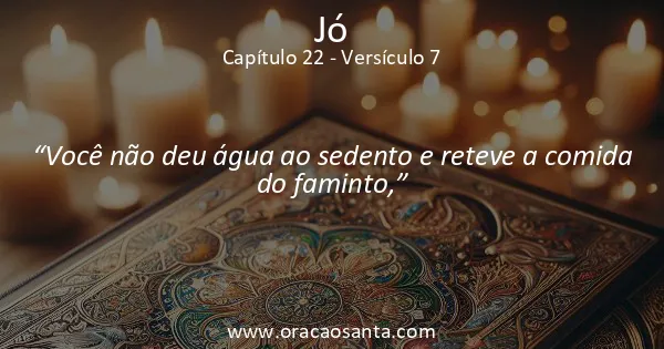 Jó 22:7