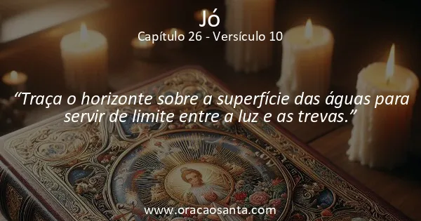 Jó 26:10