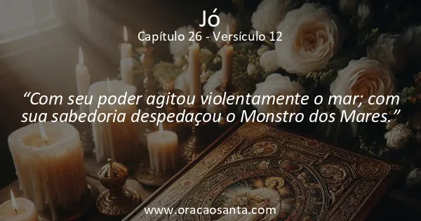 Jó 26:12