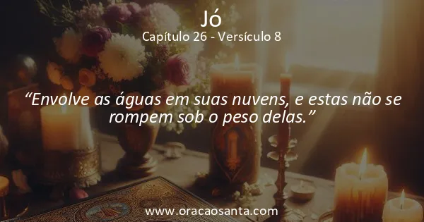 Jó 26:8