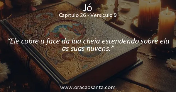 Jó 26:9