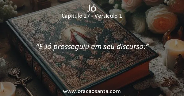 Jó 27:1