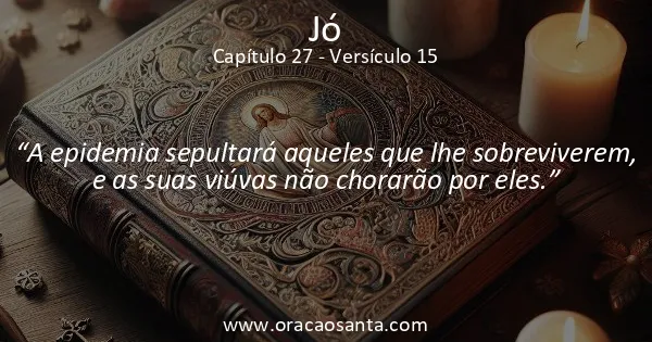 Jó 27:15