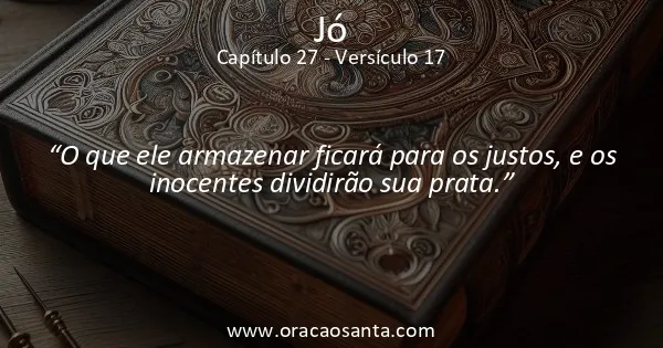 Jó 27:17