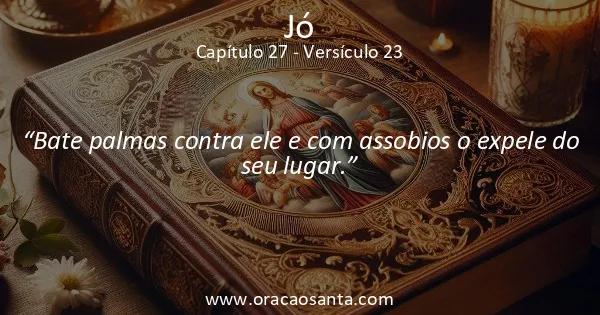 Jó 27:23