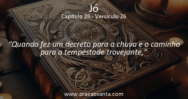 Jó 28:26