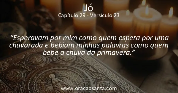 Jó 29:23