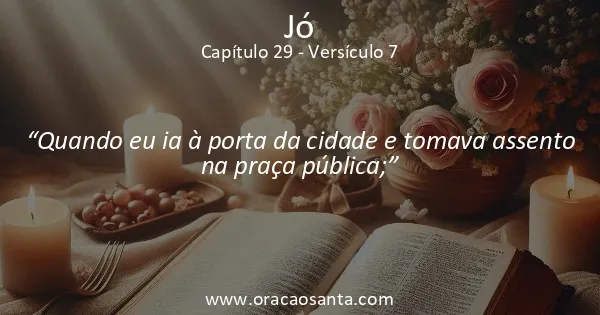 Jó 29:7