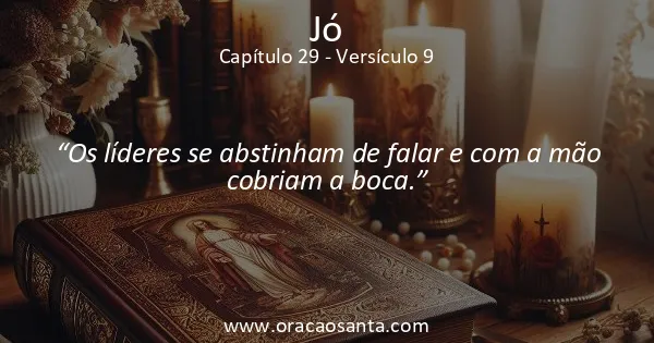 Jó 29:9