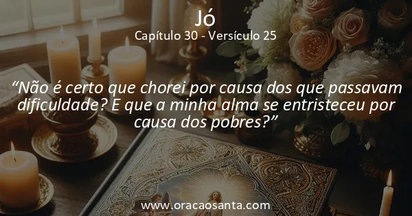 Jó 30:25