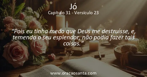 Jó 31:23