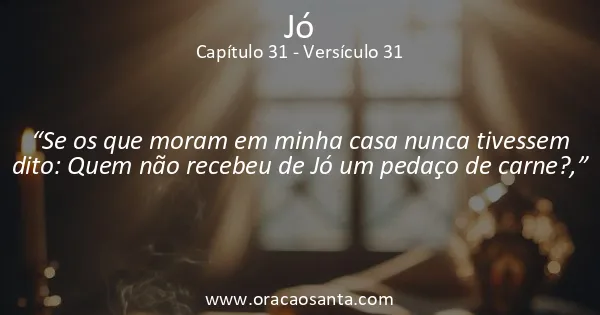 Jó 31:31