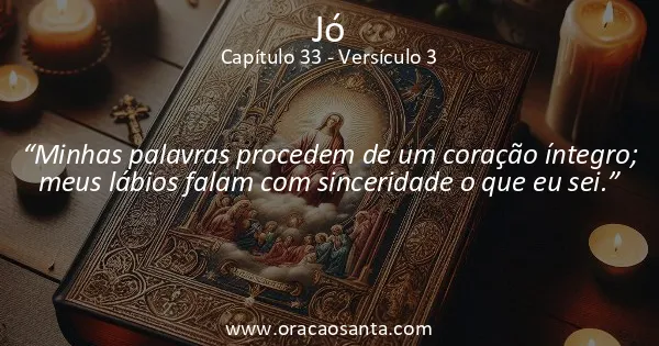 Jó 33:3