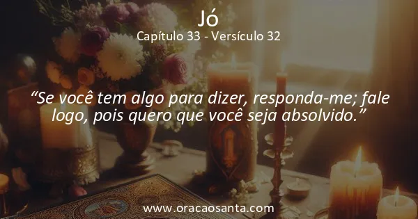 Jó 33:32