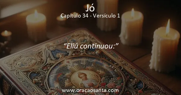 Jó 34:1