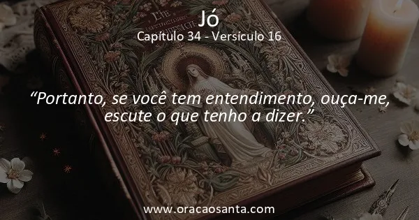 Jó 34:16
