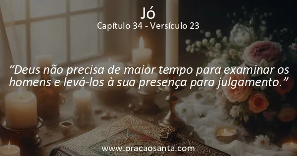 Jó 34:23