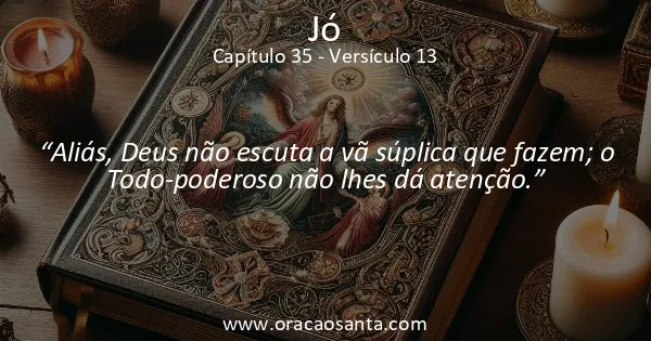 Jó 35:13