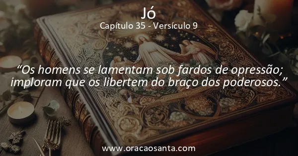 Jó 35:9