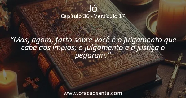 Jó 36:17