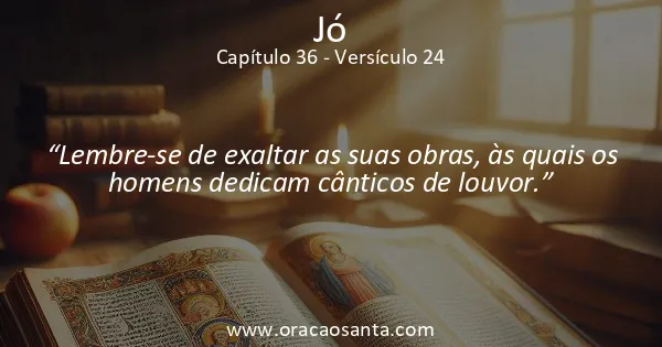 Jó 36:24