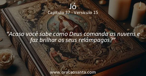 Jó 37:15
