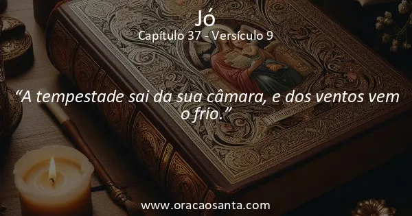 Jó 37:9