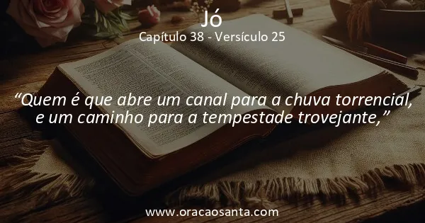 Jó 38:25