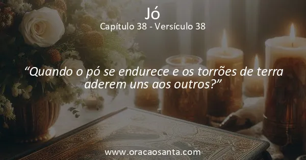 Jó 38:38