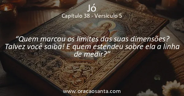 Jó 38:5