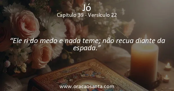 Jó 39:22
