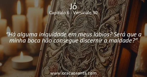 Jó 6:30