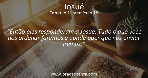 Josué 1:16