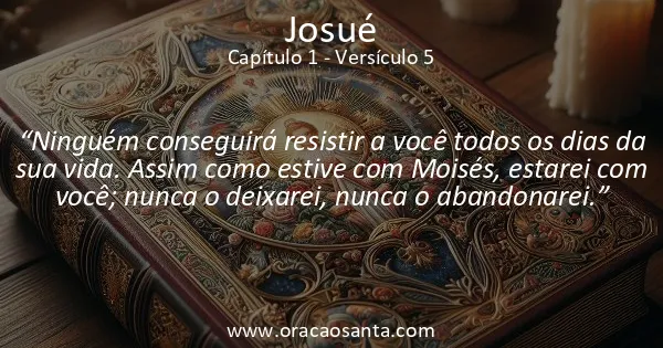 Josué 1:5