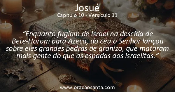 Josué 10:11