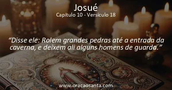 Josué 10:18