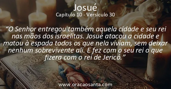 Josué 10:30