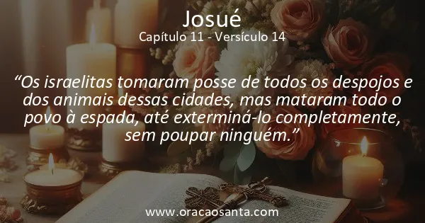 Josué 11:14