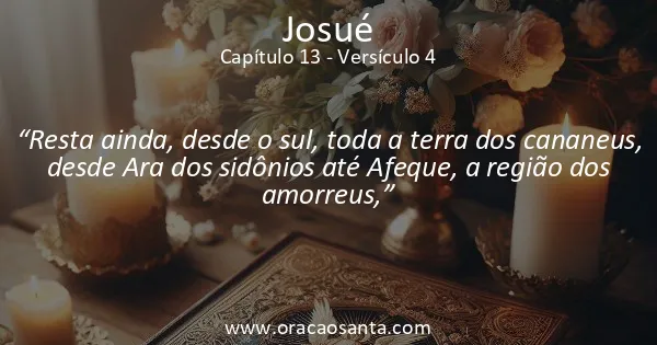 Josué 13:4
