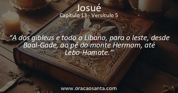 Josué 13:5