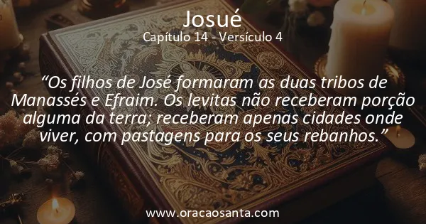 Josué 14:4