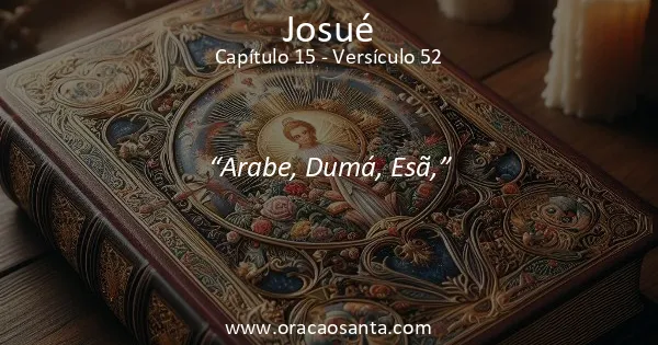 Josué 15:52