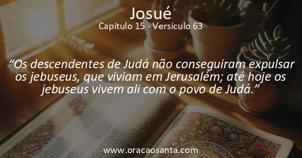Josué 15:63