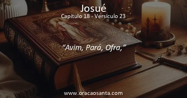 Josué 18:23