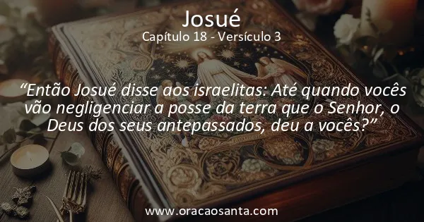 Josué 18:3