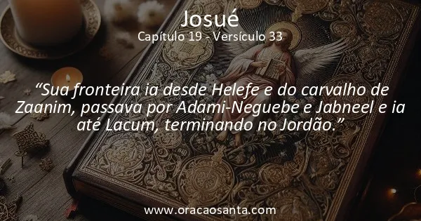 Josué 19:33