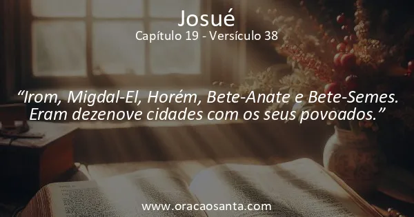 Josué 19:38