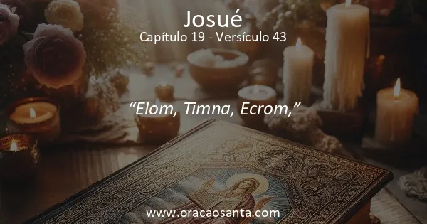 Josué 19:43