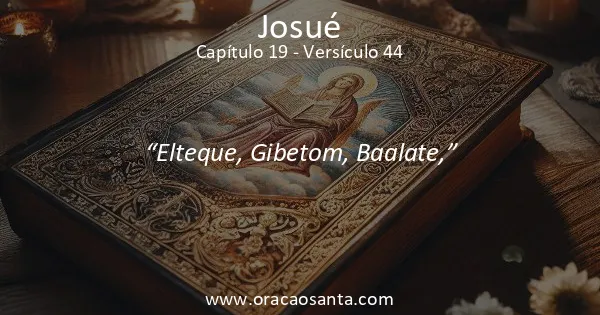 Josué 19:44