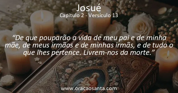 Josué 2:13